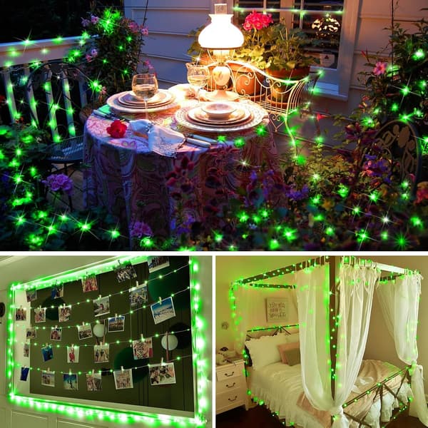 Christmas Tree Lighting Outdoor Light String 300 LED Christmas Lights Remote Control & Waterproof Flashing Lights For Christmas Party