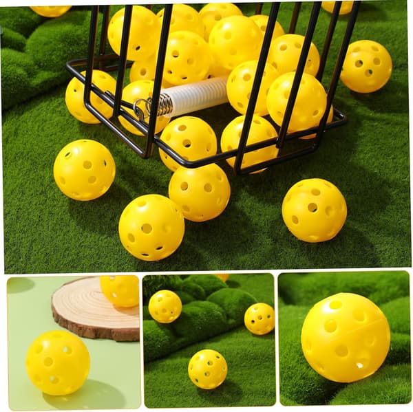 24 stk. Golf Træningsbolde Airflow Golfbolde Plastik Golfbolde Golf Træningsbolde Golftilbehør