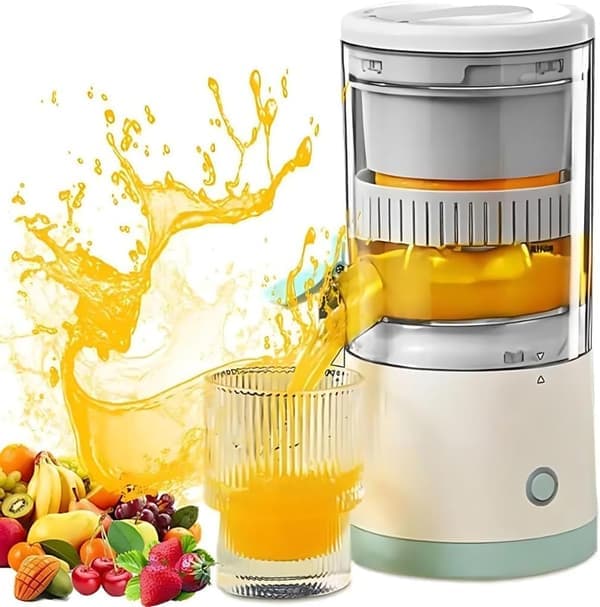 Rechargeable Electric Citrus Juicer - USB-C, Cordless, Portable Orange Juicer