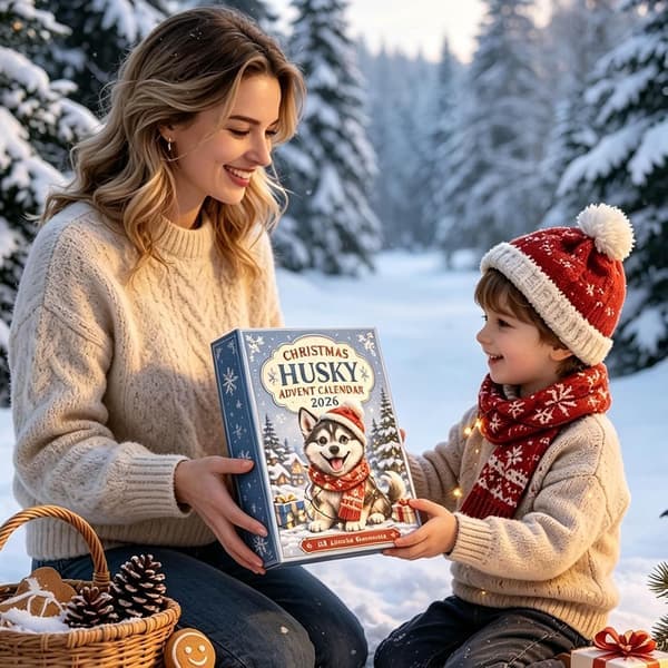 Adventskalender for hunder 2026, 24-dagers nedtelling til jul med 24 mini hundefigurer, gave til barn, tenåringer og voksne