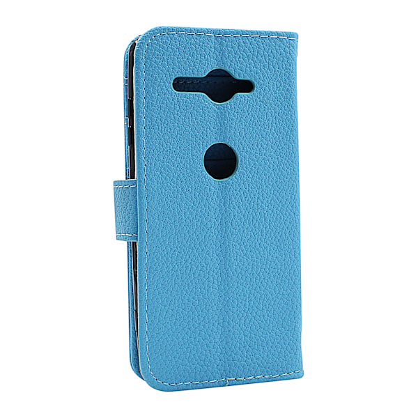 New Standcase Wallet Sony Xperia XZ2 Compact (H8324) Ljusblå Ljusblå