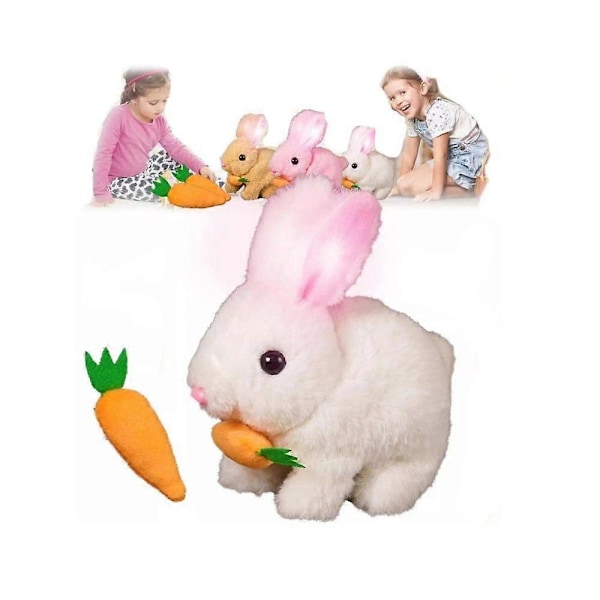 Bunby - Realistinen pupulelu, realistinen pupulelu lapsille carrot pink no lights