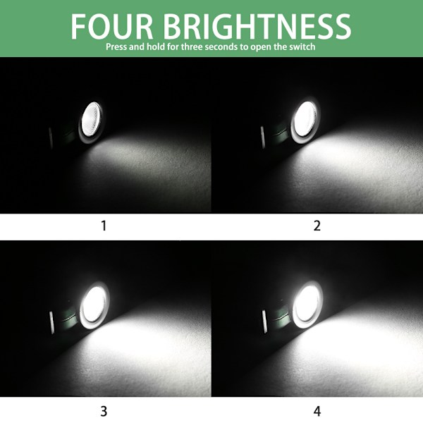 1 st. Dubbelströmbrytare nyckelringlampa lämplig för små gåvor