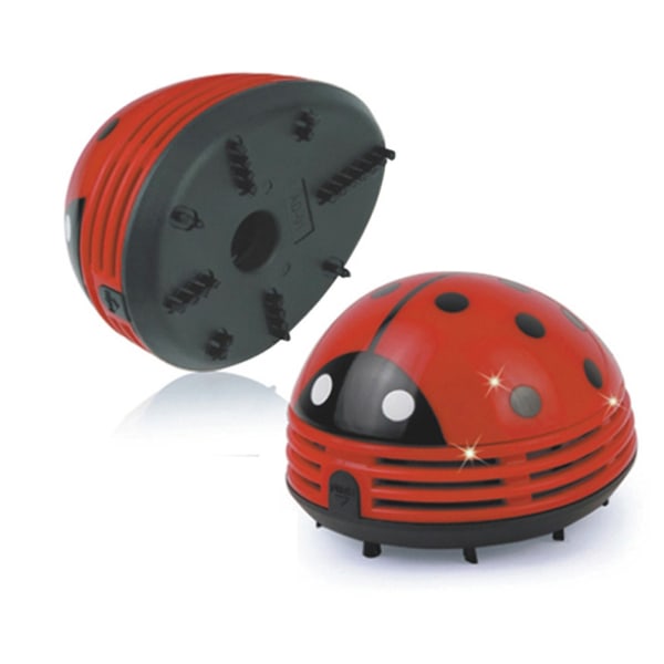 Electric Ladybug Pattern Battery Operated Tabletop Vacuum