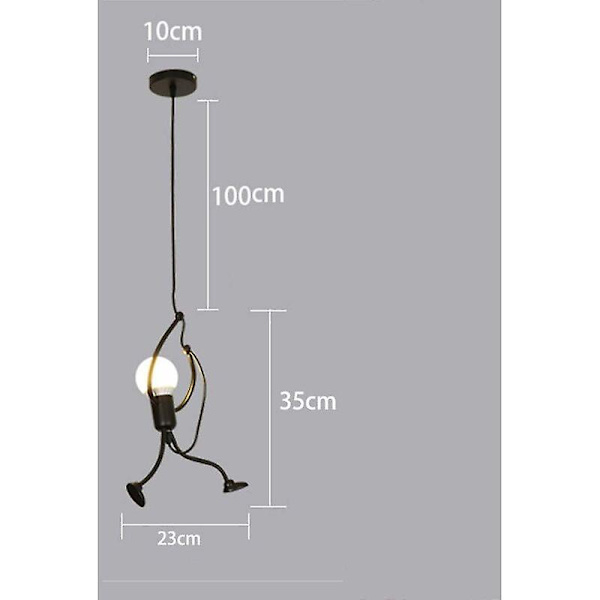 Fjerlampe, Lysekrone diameter 30 cm hvid