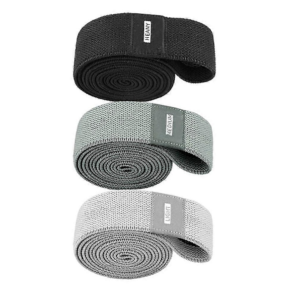 Lange Motstandsbander Kompatibel Med Kvinner Og Menn, Stoff Pull Up Assistanse Bånd, Trening Fitness Strekk Bånd Kompatibel Med Bein Lår H black-grey-pink