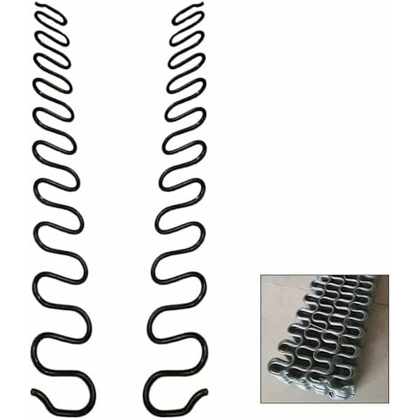 Erstatningsfjærer for sofa 2 stk 50 cm diameter tråder kit, A