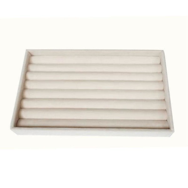 Smyckesförvaring för ringar - Beige Vit, A