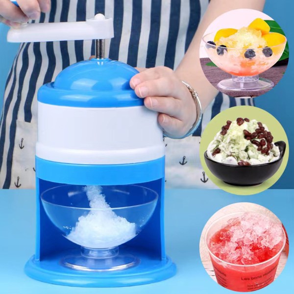 1 piece shaved ice machine manual home mini smoothie machine