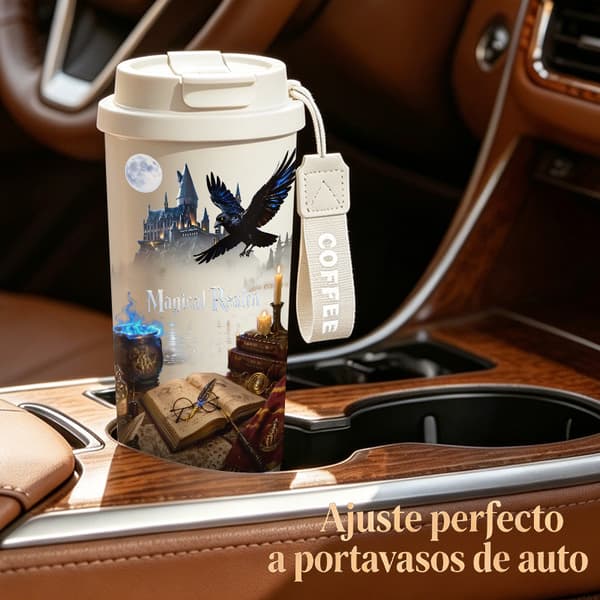 Kaffetermos 500ml 316 Rustfritt Stål Anime Design Black