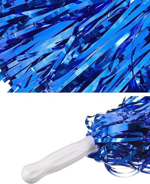 4 stycken blåa cheerleading-plastpinnar Cheerleading