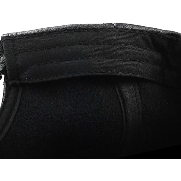 Herr Läder Basebollkeps Justerbar Keps Sportmössa Flat, A