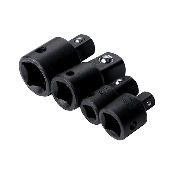 Sett med forhøyere og reduksjonsadaptere for Triomphe-hylser og -bits 4 stk 1/2\" 1/4\" 3/8\" skralleadaptere