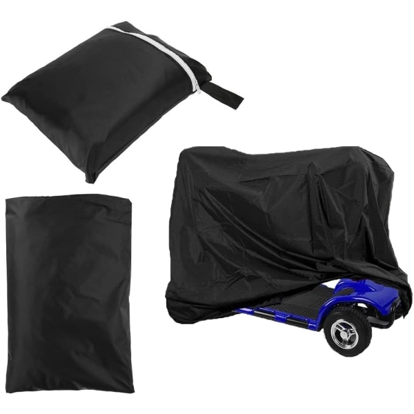 1-osainen musta 170*61*117CM Mobility Scooter cover Vedenpitävä ja