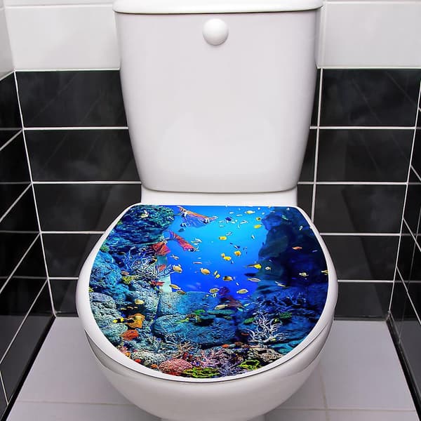 WC-istuimen tarra kylpyhuoneeseen, 30*35cm