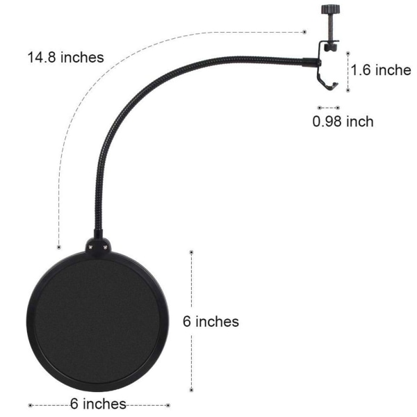 Double-layer recording with spray proof cover, microphone,