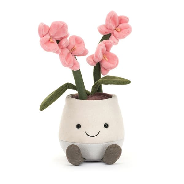 Jellycat Amuseables Vaaleanpunainen Orkidea Pehmolelu 25cm