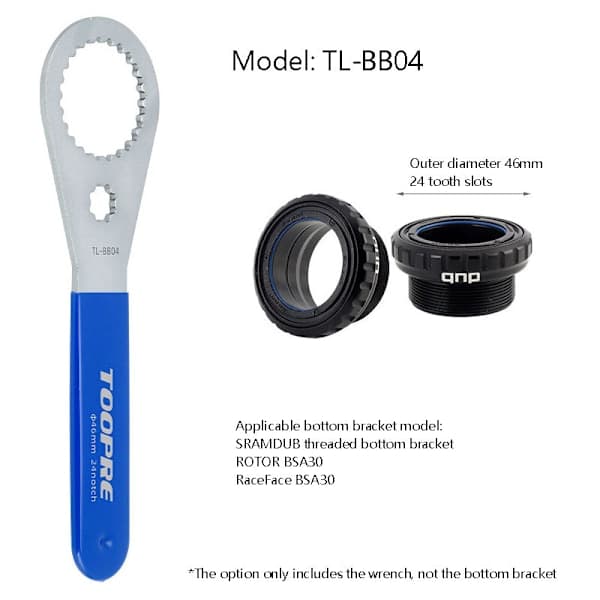 Værktøj til installation og fjernelse af krankboks til racercykel / SRAM DUB BSA30 BB04,A
