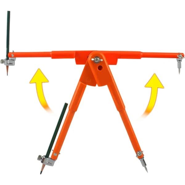 Woodworking Compass, Professional Compass Drawing Tool, Precision Compass for Woodworking, Suitable for Geometry and Drawing - Large Size.