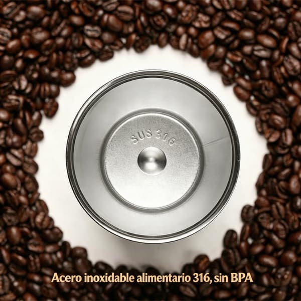 Kaffetermos 500ml Rostfritt Stål Grafisk Design, Isolerad kaffemugg, läckagesäker resemugg med lock White