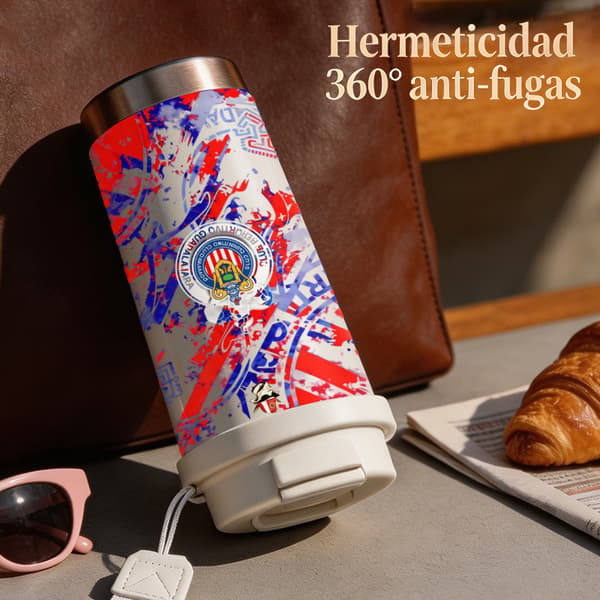 Lämpökahvimuki 500ml autoon, eläinkuviointi Black