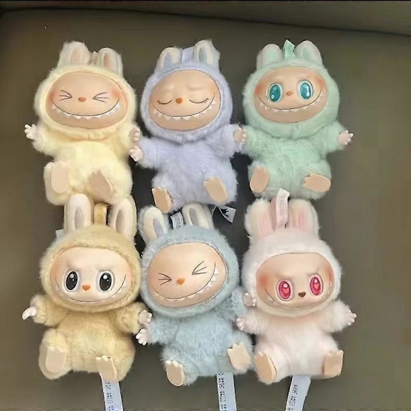 LABUBB Sittande Party 2nd Blind Box Tecknad Söt Anime Action Modell Skrivbordsdekoration Julklappar confirm 1