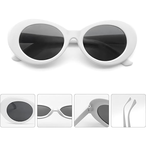 1 kpl Retro-Aurinkolasit Unisex - Soikeat Aurinkolasit
