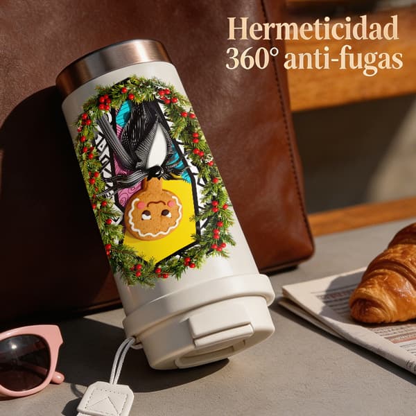 Kaffetermos 500ml 316 Rustfritt Stål Søt Design Black