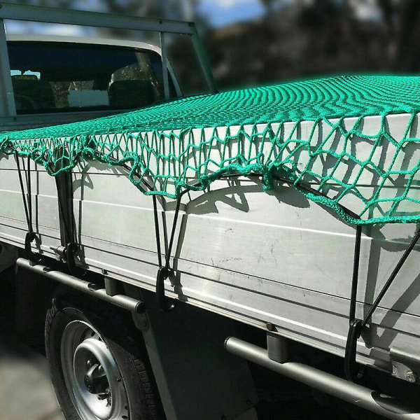 Net Trailer cover med elastisk kant, Trailer net Laste net Overlay net, 2x3m trailer net Trailer net med elastisk bånd for optimal fiksering