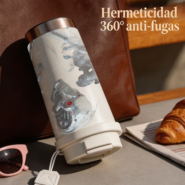 Kaffetermos 500ml 316 Rustfritt Stål Juledesign White