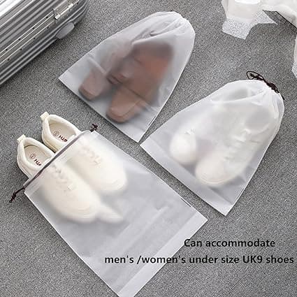 10-pack skobag organiser, multifunktionell, vattentät sminkväska