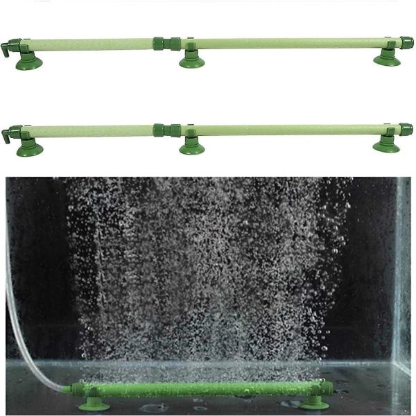 2 st luftbubblor luftningsrör akvarium vägg luftdiffusor syrepump diffusor tillbehör för fiskbehållare 14”
