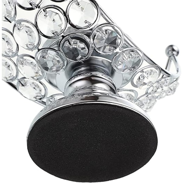 1 stycke Silver Dinner Moon Ljusstake Ljusstake för