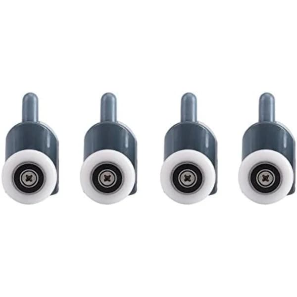 Set med 8 duschdörrsrullar - För duschdörr - 25 mm - Enkelt att, A