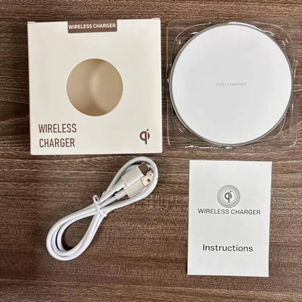 30W Rask trådløs lader Samsung, Iphone Airpods Lading, A