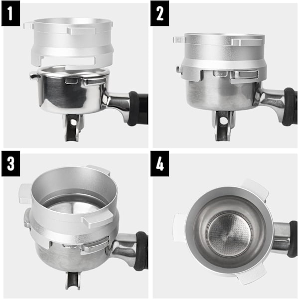 1 st. Kaffeuppsamlingsring 54mm Kaffeaccessoarer med Kvarn