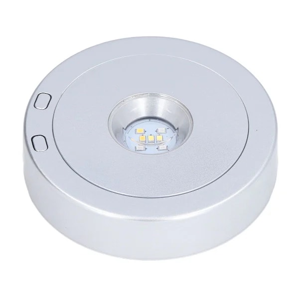 LED-displaybase, USB, RGB, farverigt lys, roterende krystal KLB