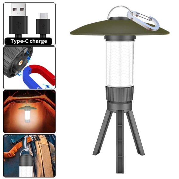 LED-campinglyktan, vattentät campingbelysning, för 9120 L