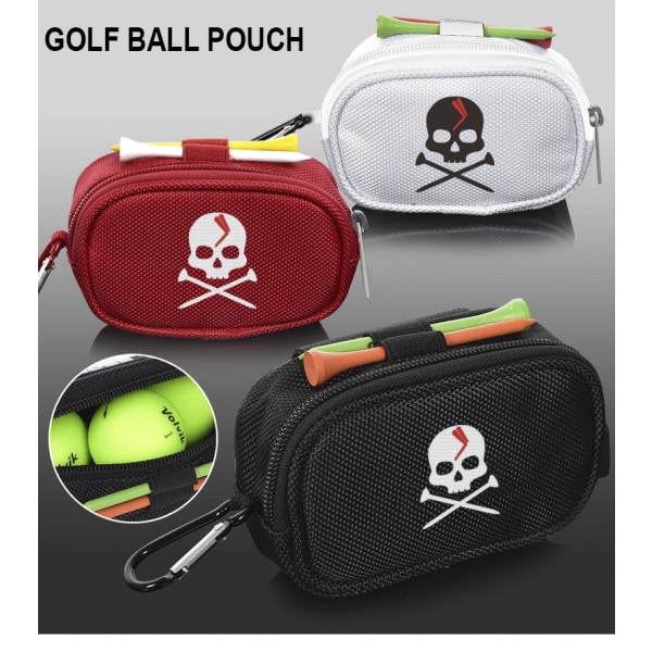 1 st golf laddningsväska skalle mönster golf liten boll väska liten