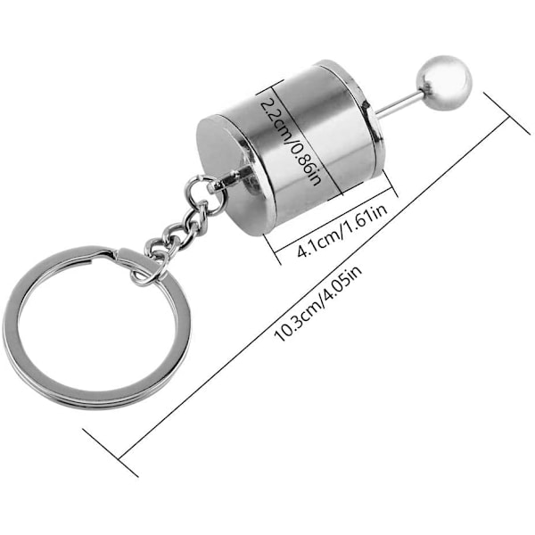 Nøkkelring med girspak
