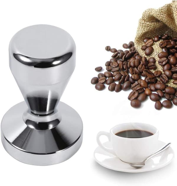 1 stk. Espresso Høvling Kaffe Bean Press Verktøy i Rustfritt Stål