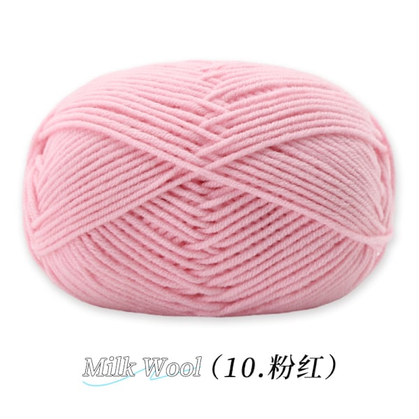 1 Nystan Garn, Varje Nystan 100 gr (3.5 oz), 100% Polyester - Rosa
