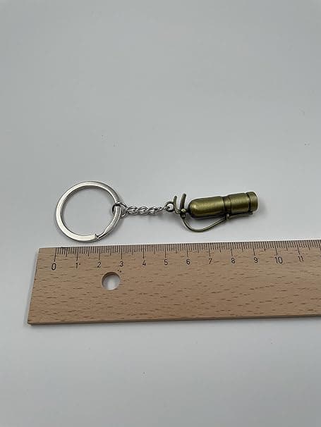1 st Brandsläckare Nyckelring Silver Metall