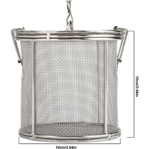 1 Stykke 10*10cm Rustfrit Stål Kog og Steg Kødkrydderi