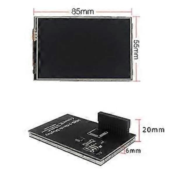 3,5 tommer RPI Display Touchscreen 480X320 til 5 5B 60 Frame TFT LCD Modul Skærm med Touchpen, A