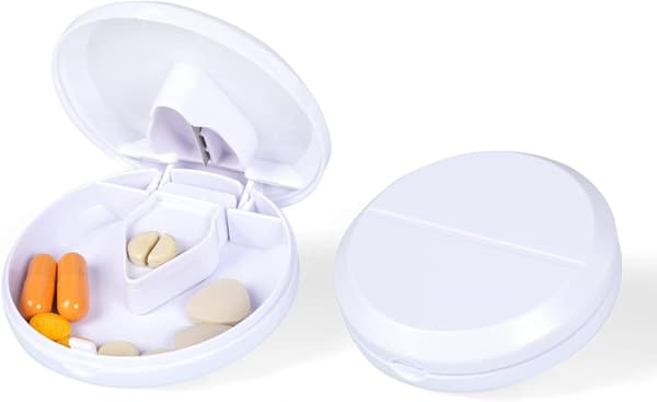 1 kpl pill cutter, pill splitter terästerällä, pill