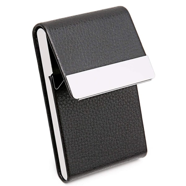 1pcs PU Business Card Case European Edition Magnetic Card Holder