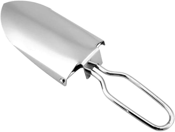 1 bærbar mini sammenleggbar spade overlevelsesspade multifunksjonell