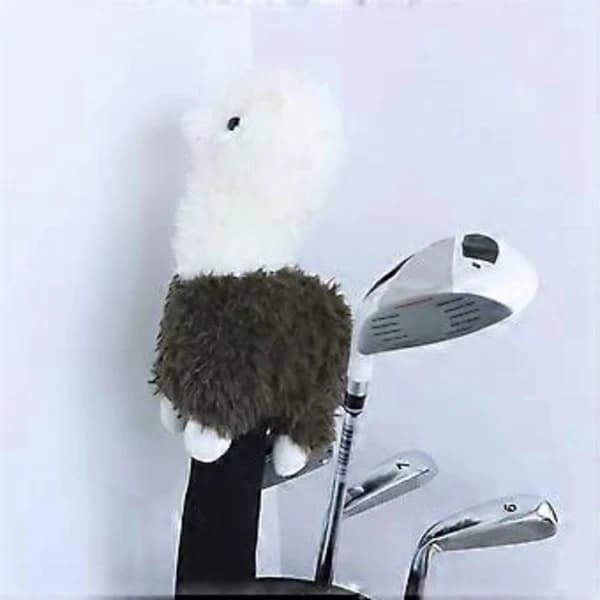 Söt Alpacka Golf Putter Skydd Blad Klubbhuvudskydd Golfskydd Passar Bladputters för Män Kvinnor, A