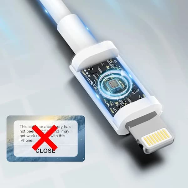 4-pack MFi-certifierade Lightning-kablar 0,9 m – Snabb laddningskompatibilitet för iPhone,A